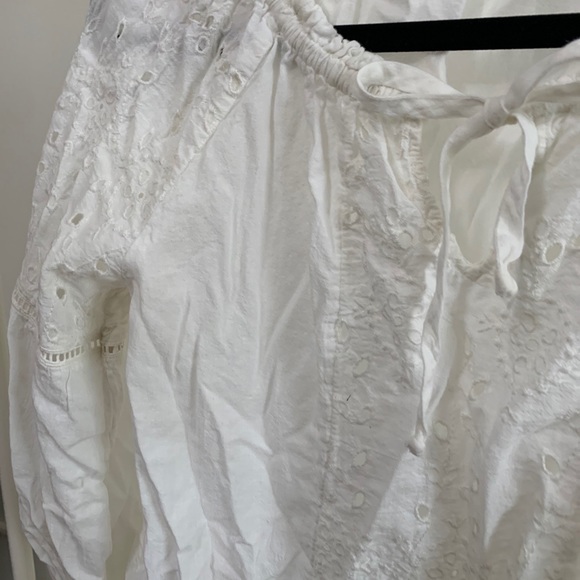 White Peasant Top - Picture 2 of 2